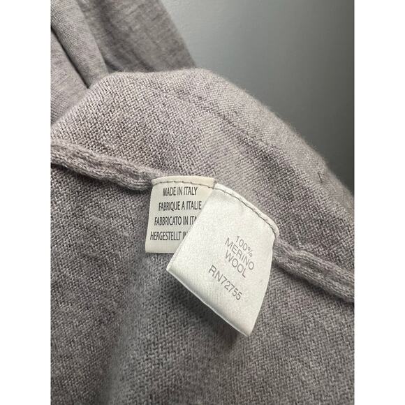 Brunella Gori Womens Gray Open Front Cardigan Size Medium - Picture 3 of 5